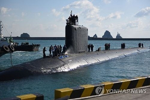 부산항에 입항한 미 해군 버지니아급 핵 추진 공격잠수함※기사와 직접 관계 없음 [미 해군 홈페이지 캡처] 연합뉴스